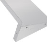 Wandplank van roestvrij staal - L 600 x D 300mm - Vogue