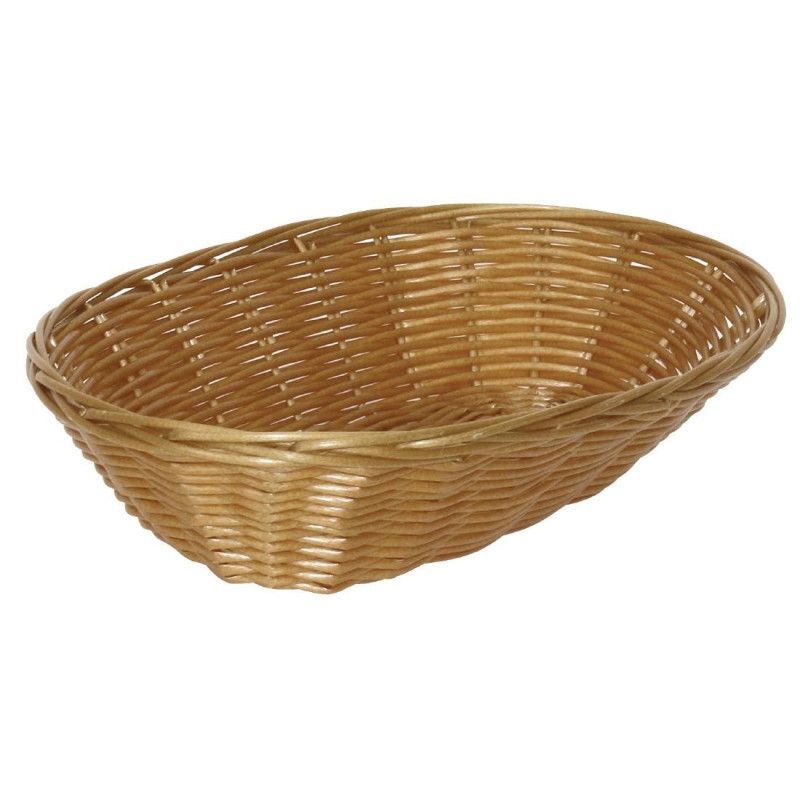 Oval Wicker Polypropylene Basket - Set of 6 - Olympia Oval Wicker Polypropylene Basket - Set of 6 - Olympia