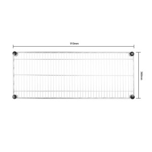 Metalen wandplank - L 910mm - Vogue - Fourniresto