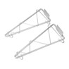Wandregal aus Metall L 1220 x T 360mm - Vogue