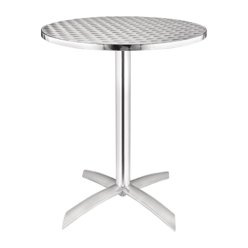 Tisch mit klappbarer Holzplatte Ø 60 cm - Bolero - Fourniresto Tisch mit klappbarer Holzplatte Ø 60 cm - Bolero - Fourniresto
