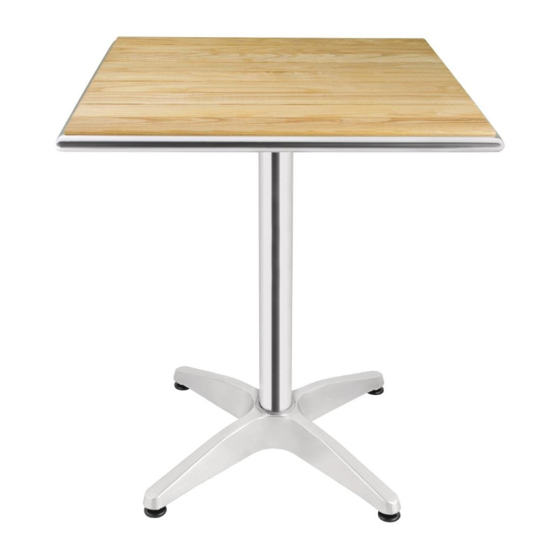 Table carrée en frêne 60 x 60 cm - Bolero - Fourniresto Table carrée en frêne 60 x 60 cm - Bolero - Fourniresto
