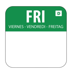 Soluble Food Labels "Friday" - Vogue