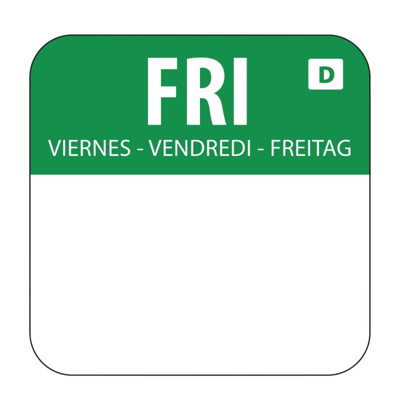 Oplosbare etiketten voor voedsel "Vendredi" - Vogue Oplosbare etiketten voor voedsel "Vendredi" - Vogue