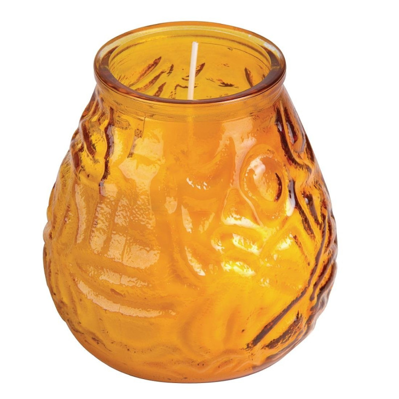 Venetian candles Bolsius Low Boy amber 75 h - Set of 12 - FourniResto - Fourniresto Venetian candles Bolsius Low Boy amber 75 h - Set of 12 - FourniResto - Fourniresto