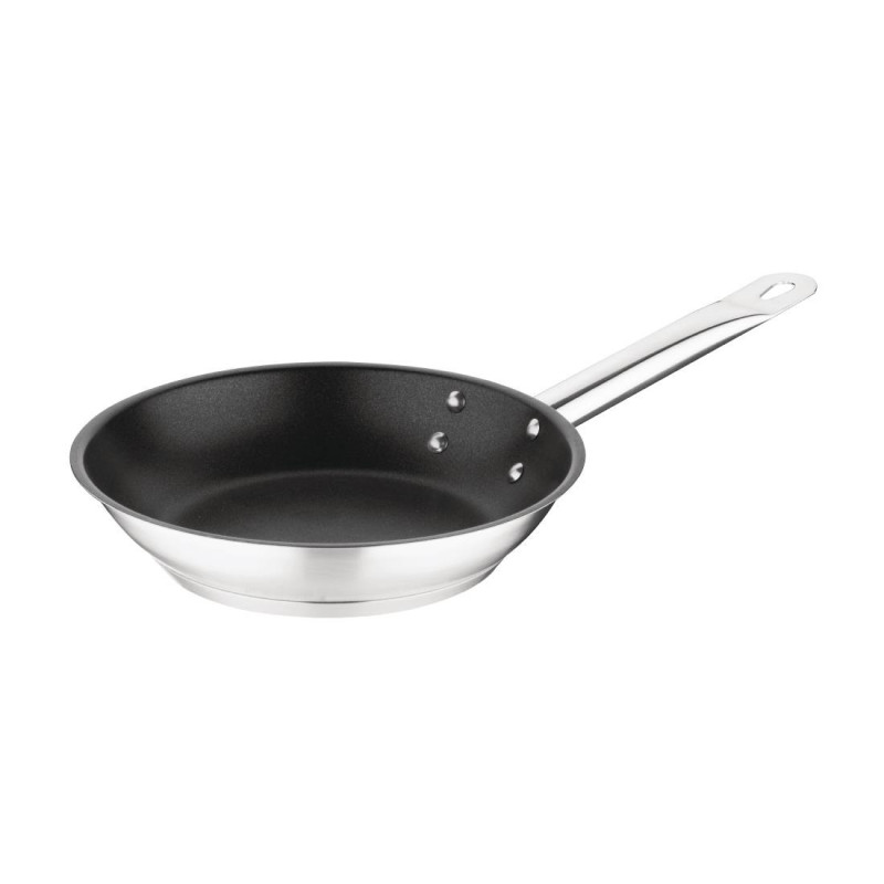 Antihaft-Edelstahlpfanne - Teflon - Ø 200 mm - Vogue Antihaft-Edelstahlpfanne - Teflon - Ø 200 mm - Vogue