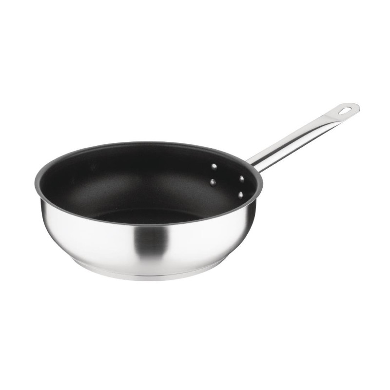 Bratpfanne aus Edelstahl mit Antihaftbeschichtung Vogue Ø 240 mm - Teflon Platinum Plus Bratpfanne aus Edelstahl mit Antihaftbeschichtung Vogue Ø 240 mm - Teflon Platinum Plus