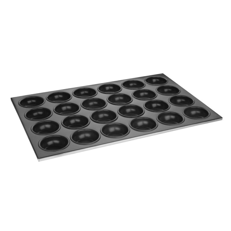Non-stick Muffin Tray - 24 Aluminum Molds Vogue Non-stick Muffin Tray - 24 Aluminum Molds Vogue