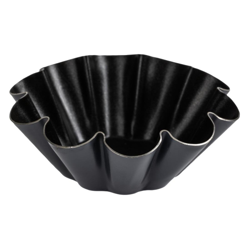 Non-stick Mini Brioche Molds 75 mm - Set of 12, Matfer Bourgeat Non-stick Mini Brioche Molds 75 mm - Set of 12, Matfer Bourgeat