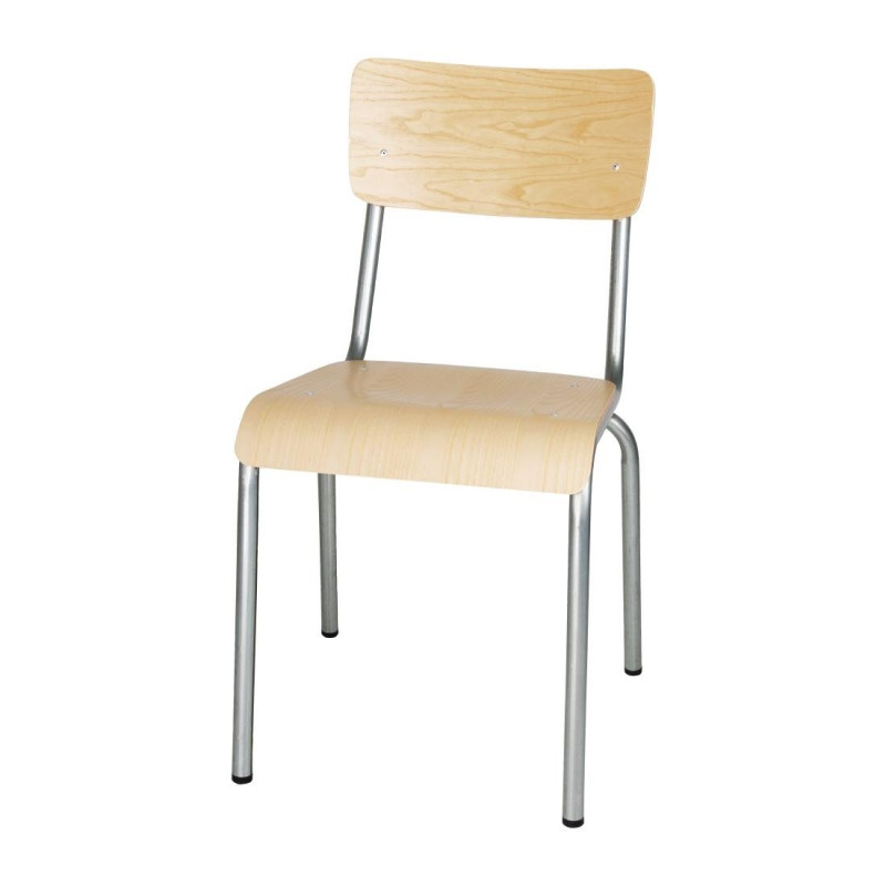 Chaise en Bois Galvanisé - Lot de 4 Bolero Chaise en Bois Galvanisé - Lot de 4 Bolero