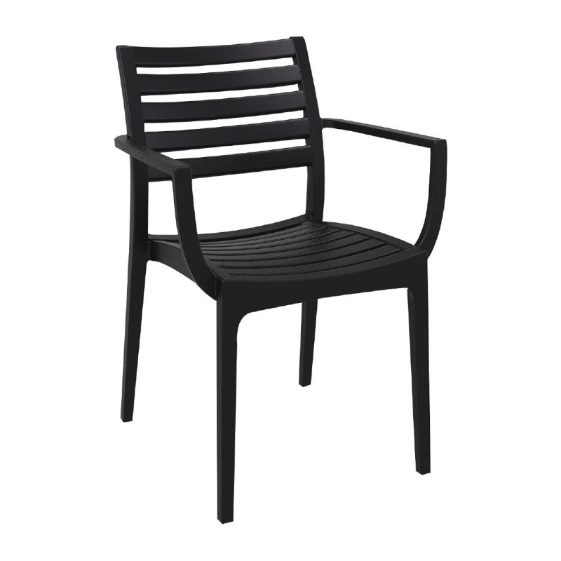 Fauteuils noirs Artemis Siesta - Design moderne et durabilité Fauteuils noirs Artemis Siesta - Design moderne et durabilité