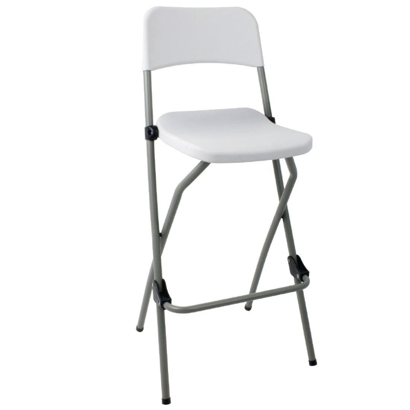 Tabourets hauts pliants Bolero - Lot de 2 en acier robuste Tabourets hauts pliants Bolero - Lot de 2 en acier robuste