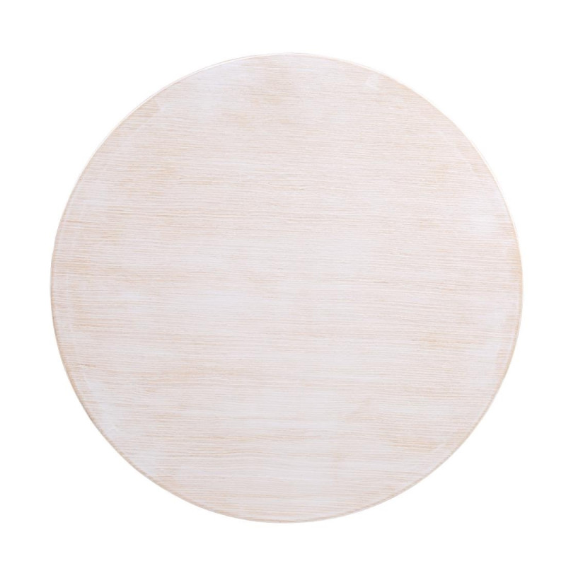 Ronde Vintage Witte Tafelblad 600 mm Bolero DY729 Ronde Vintage Witte Tafelblad 600 mm Bolero DY729