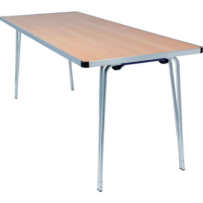 Folding Table Beech Effect 1830mm - Practical and Sturdy Folding Table Beech Effect 1830mm - Practical and Sturdy