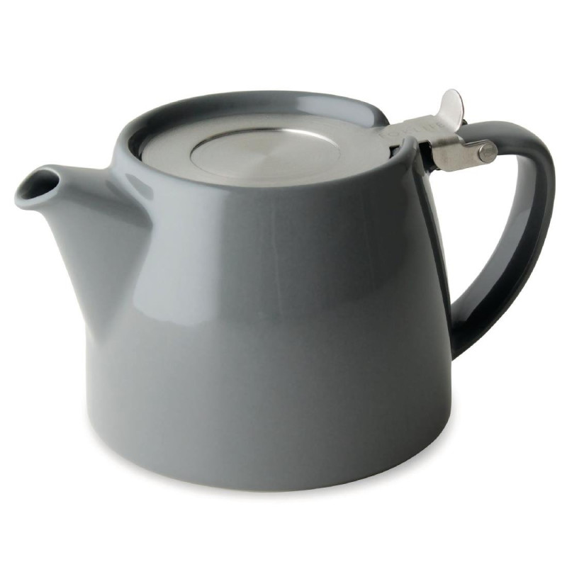 Grijze theepot 500ml FORLIFE - Hoogwaardig keramiek, roestvrijstalen theefilter Grijze theepot 500ml FORLIFE - Hoogwaardig keramiek, roestvrijstalen theefilter