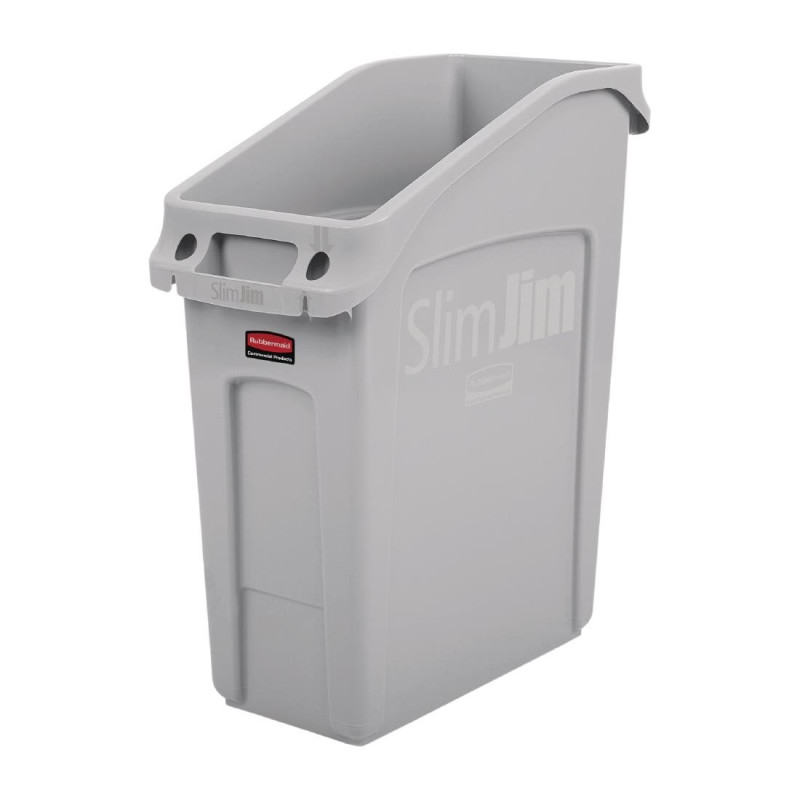 Rubbermaid Slim Jim Container 49L Gray - Practical and sturdy Rubbermaid Slim Jim Container 49L Gray - Practical and sturdy