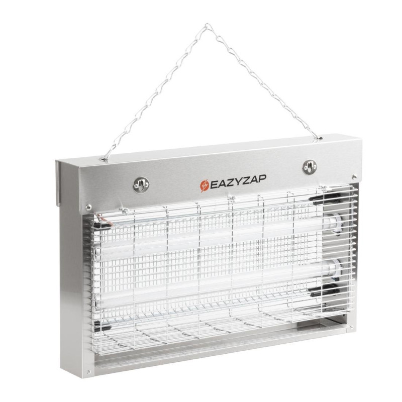 LED Insect Killer Stainless Steel 14 W - Eazyzap - Pro Kitchen LED Insect Killer Stainless Steel 14 W - Eazyzap - Pro Kitchen