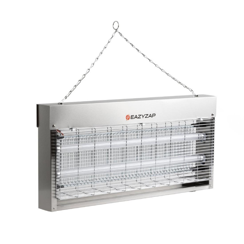 Insectendoder LED 20W Geborsteld Roestvrij Staal - Eazyzap: Efficiënte professionele oplossing Insectendoder LED 20W Geborsteld Roestvrij Staal - Eazyzap: Efficiënte professionele oplossing