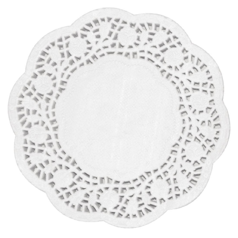 Napperons Ronds en Papier 300 mm Lot de 250 - Olympia: Élégance et Hygiène Napperons Ronds en Papier 300 mm Lot de 250 - Olympia: Élégance et Hygiène