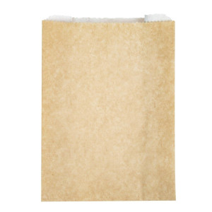Zakjes voor warme snacks composteerbaar 229 x 165 mm - Pak van 500 Vegware