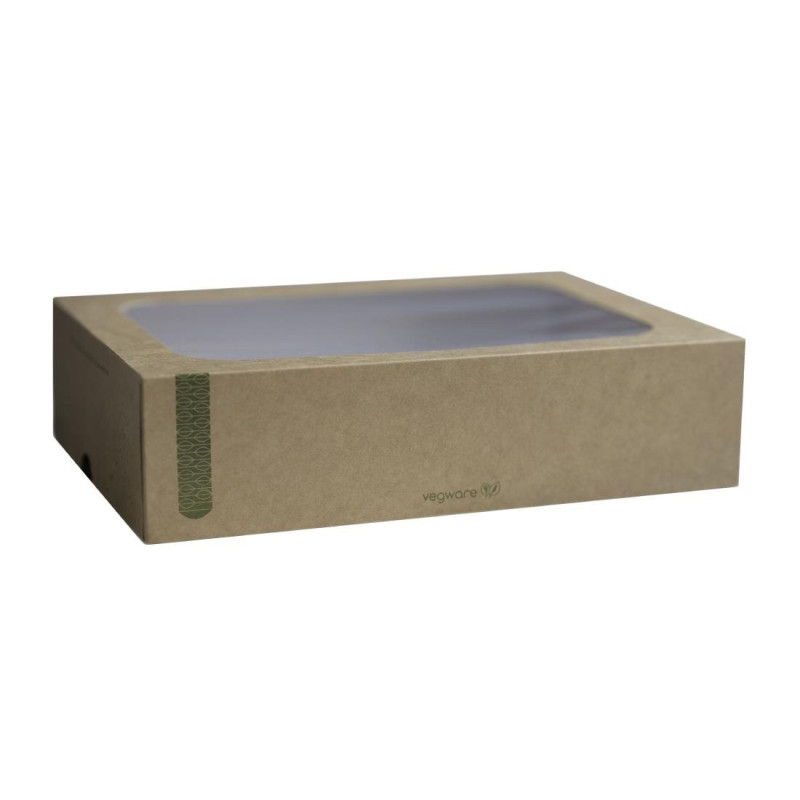 Standard Compostable Boxes | Vegware - Pack of 50 Standard Compostable Boxes | Vegware - Pack of 50
