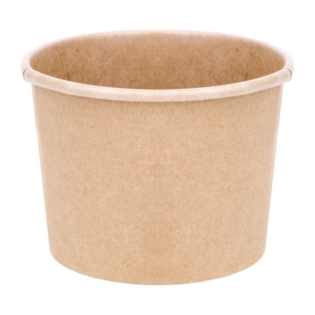 Pots à Soupe 340 ml 98 mm - Lot de 500 en Carton Kraft
