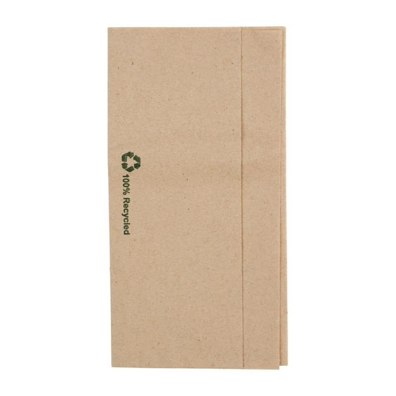 Serviettes Kraft Pliées 320 x 300 mm - Lot de 6000, Produit Écologique et Résistant Serviettes Kraft Pliées 320 x 300 mm - Lot de 6000, Produit Écologique et Résistant