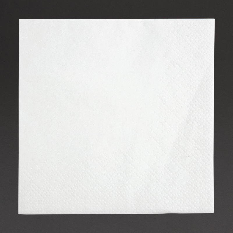 Cocktail Napkins 2 Ply 240 mm White - Pack of 4000 Fiesta Cocktail Napkins 2 Ply 240 mm White - Pack of 4000 Fiesta