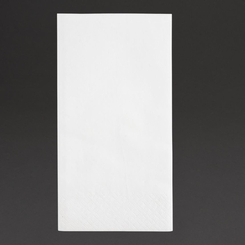 Servietten Snacking 2-lagig 330mm Weiß, Packung mit 2000 - Faltung 1/8 Recyclingfähig Servietten Snacking 2-lagig 330mm Weiß, Packung mit 2000 - Faltung 1/8 Recyclingfähig