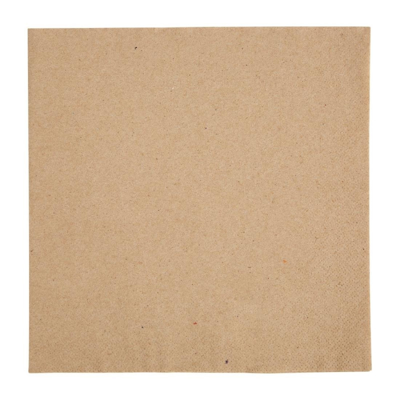 Dinner Napkins 2 Ply 1/4 Fold 400 mm Kraft - Practical and Natural Dinner Napkins 2 Ply 1/4 Fold 400 mm Kraft - Practical and Natural