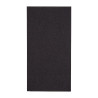 Servietten Dinner 2-lagig 1/8 Schwarz 400mm - Packung 2000 | Premium-Papierqualität