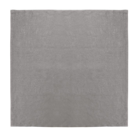 Tischservietten aus grauem Leinen 400 x 400 mm - 12er-Pack - Olympia