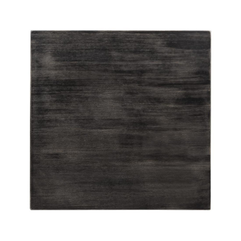 Plateau de Table Carré Vintage Noir 700 mm Bolero Plateau de Table Carré Vintage Noir 700 mm Bolero