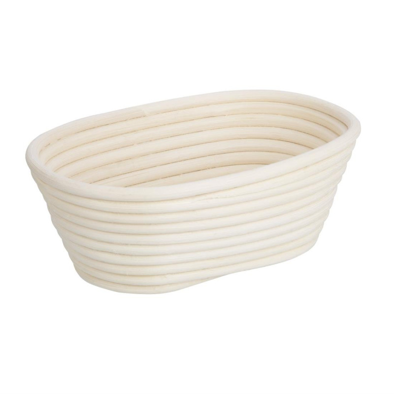 Oval Rattan Fermentation Basket 210x150x80 mm - Professional Quality Oval Rattan Fermentation Basket 210x150x80 mm - Professional Quality