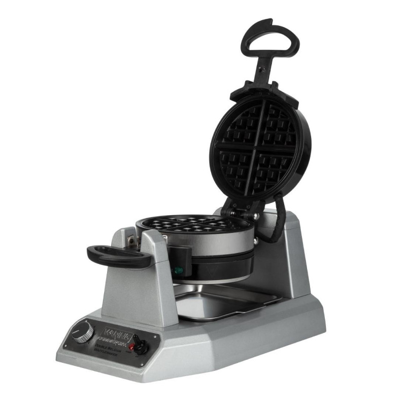 Doppelbelgisches Waring WW200E-Waffeleisen - Gleichmäßige & rotierende Garung Doppelbelgisches Waring WW200E-Waffeleisen - Gleichmäßige & rotierende Garung