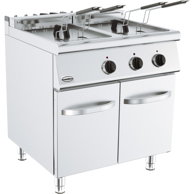 Frituurpan op onderstel - Serie 700 - 2 x 18 L - CombiSteel Frituurpan op onderstel - Serie 700 - 2 x 18 L - CombiSteel