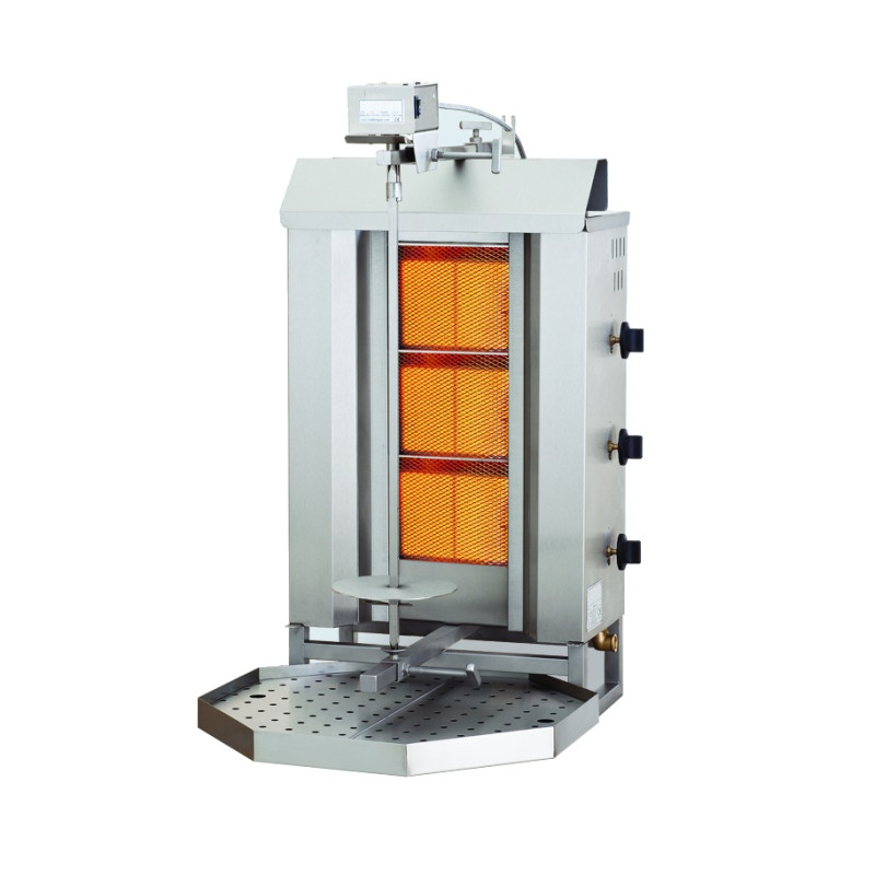 Grill Kebab mit Gas - 3 Heizzonen - CombiSteel Grill Kebab mit Gas - 3 Heizzonen - CombiSteel