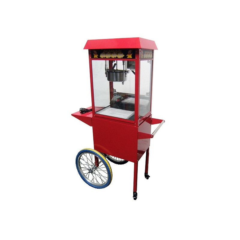 Professional Popcorn Machine on Wheels - CombiSteel Professional Popcorn Machine on Wheels - CombiSteel