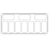 Ice Display Cabinet - Static - 10 x 5 L - CombiSteel