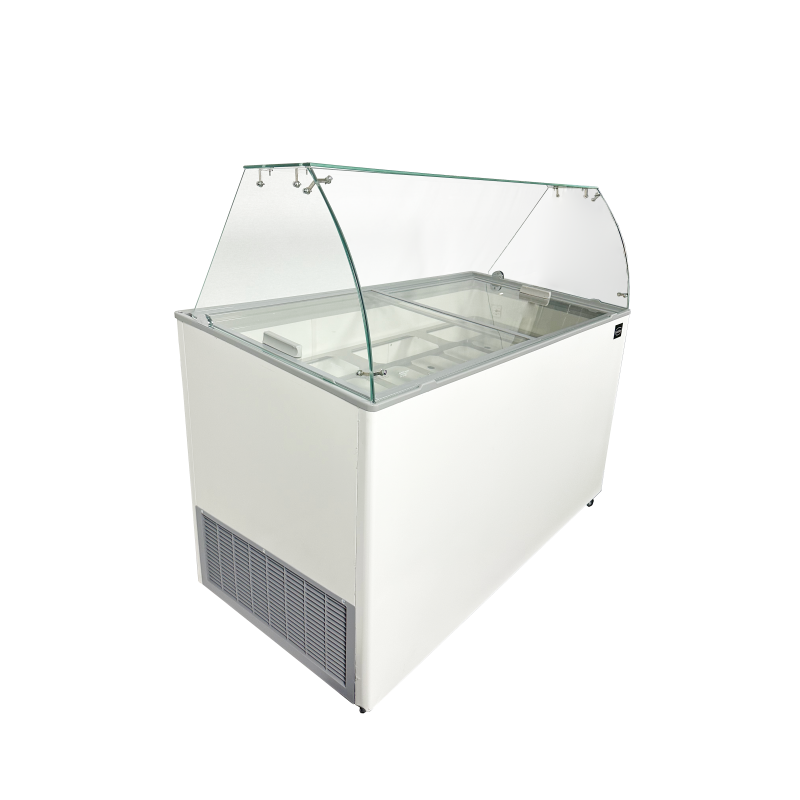 Vitrine à Glace - Statique - 6 x 5 L - CombiSteel Vitrine à Glace - Statique - 6 x 5 L - CombiSteel