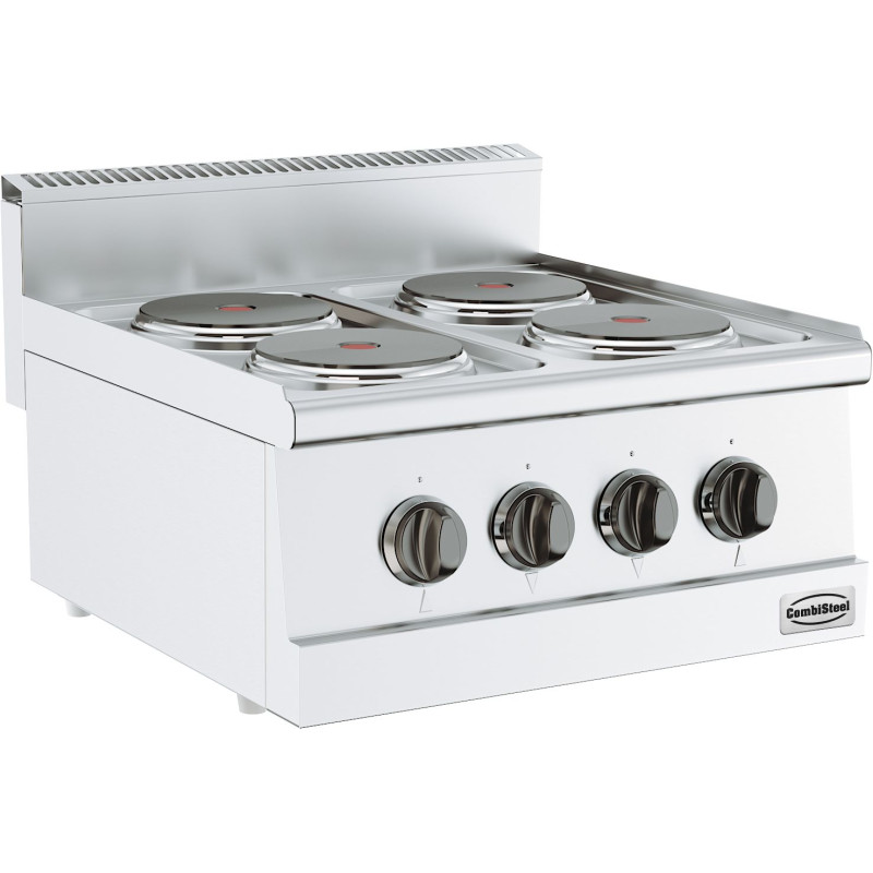 Fourneau à Poser 4 Plaques 600 - 7400 W CombiSteel: Cuisson Pro Performante Fourneau à Poser 4 Plaques 600 - 7400 W CombiSteel: Cuisson Pro Performante