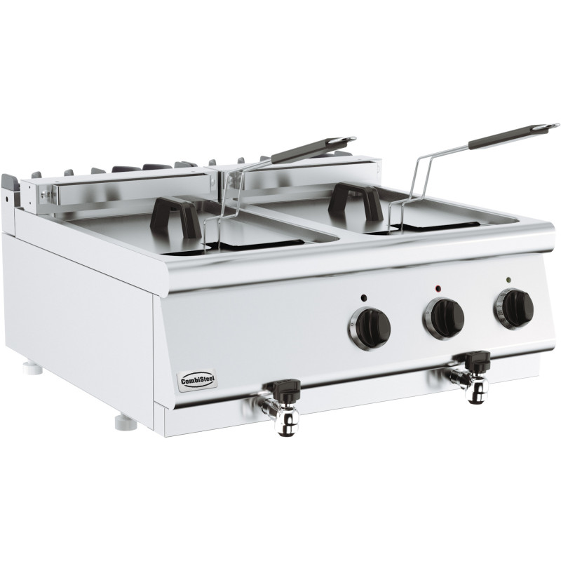 Elektrische Fritteuse Tischmodell 700 - CombiSteel: Bereiten Sie ganz einfach knusprige Pommes zu! Elektrische Fritteuse Tischmodell 700 - CombiSteel: Bereiten Sie ganz einfach knusprige Pommes zu!