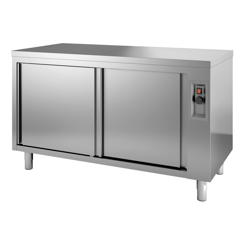 Doppelseitiger Edelstahl-Wärmeschrank 700 - Professionelle Warmhaltung Doppelseitiger Edelstahl-Wärmeschrank 700 - Professionelle Warmhaltung