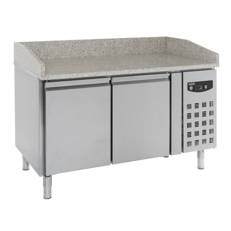 Meuble Pizza Réfrigéré 2 Portes 390 L - Qualité CombiSteel Meuble Pizza Réfrigéré 2 Portes 390 L - Qualité CombiSteel