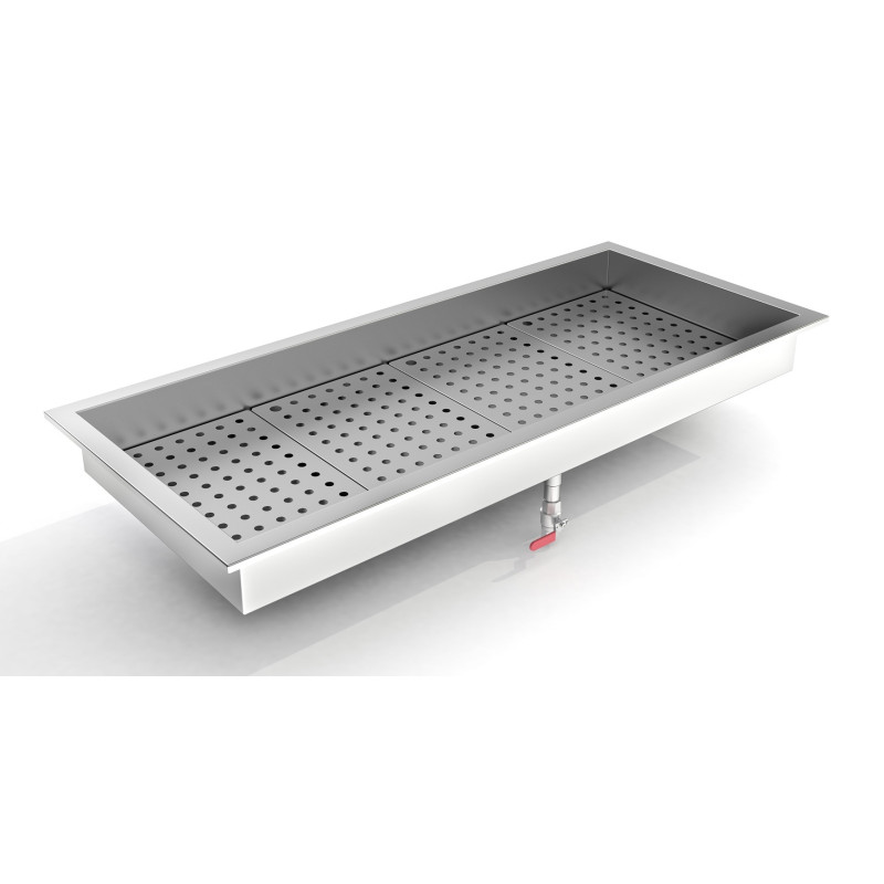 Integrated Crushed Ice Bin - Practical Solution for Catering Professionals Integrated Crushed Ice Bin - Practical Solution for Catering Professionals