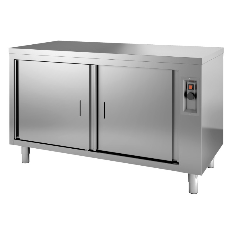 Edelstahl Wärmeschrank - CombiSteel: Warmhalten, 2 Rolltüren Edelstahl Wärmeschrank - CombiSteel: Warmhalten, 2 Rolltüren