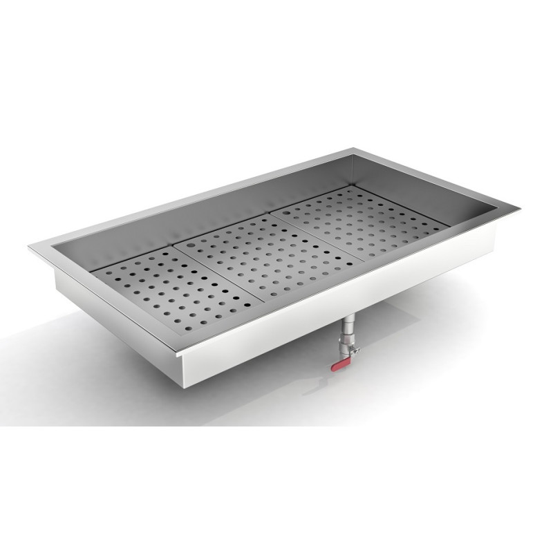 Integrated Crushed Ice Bin Drop-In CombiSteel - Practical Design and Maximum Freshness Integrated Crushed Ice Bin Drop-In CombiSteel - Practical Design and Maximum Freshness