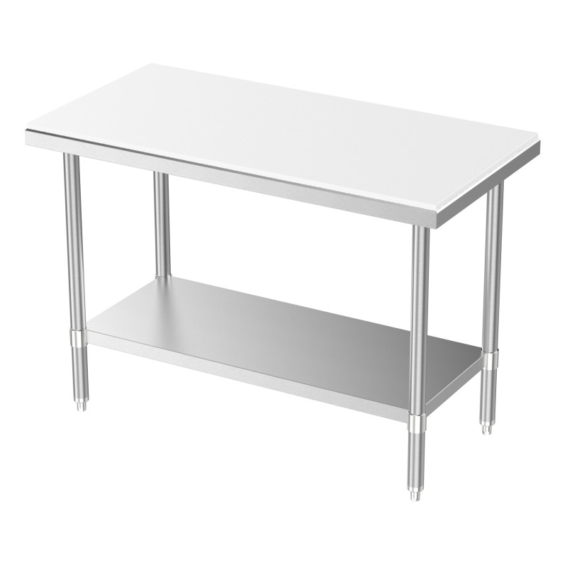 Schneidetisch mit abnehmbarem Regal - Combisteel 1000x700 mm Schneidetisch mit abnehmbarem Regal - Combisteel 1000x700 mm