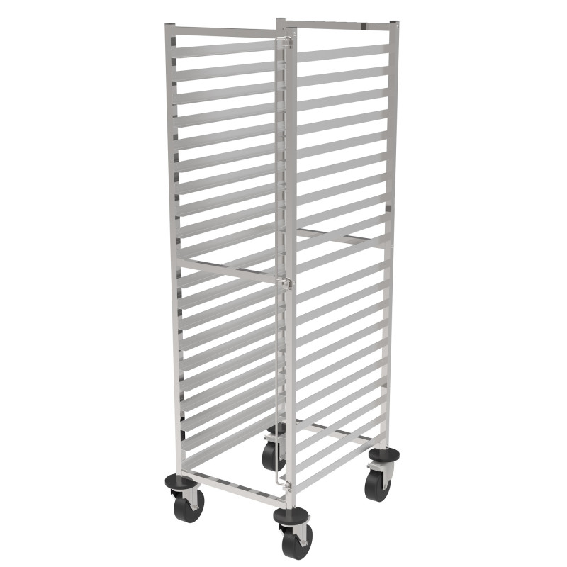 Clearing Trolley with GN 2/1 Trays - CombiSteel: Ideal for catering Clearing Trolley with GN 2/1 Trays - CombiSteel: Ideal for catering