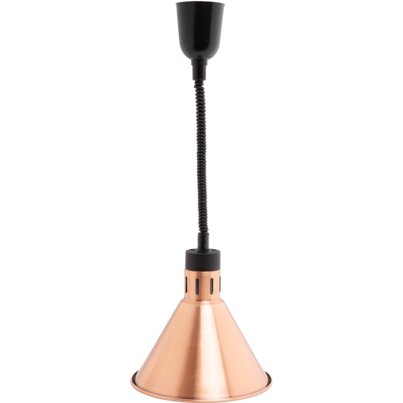 Conical bronze heat lamp - Combisteel: power 250W. Conical bronze heat lamp - Combisteel: power 250W.
